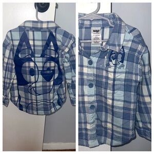Bluey Flannel Shacket